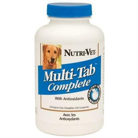 NUTRI-VET Multi-Tab Liver Chewable For Dogs - 120 count 33204-7